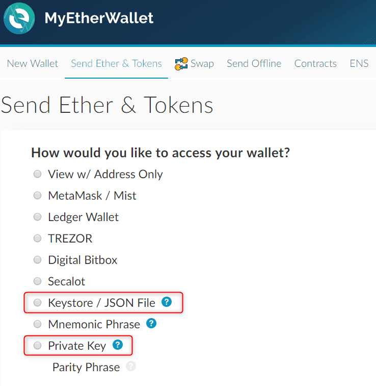 BitBoxGuides - How to send Ethereum & ERC tokens via MyEtherWallet?