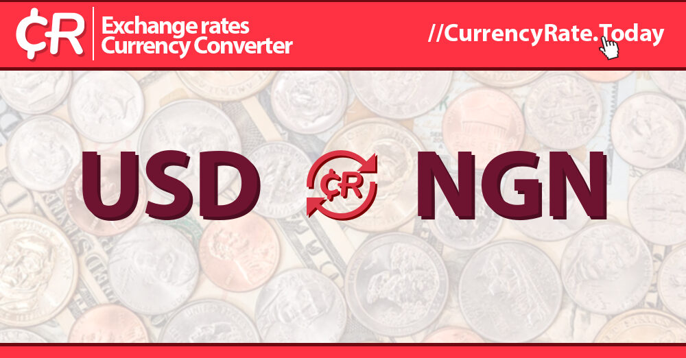 Convert USD to NGN - US Dollar to Nigerian Naira Exchange Rate | CoinCodex