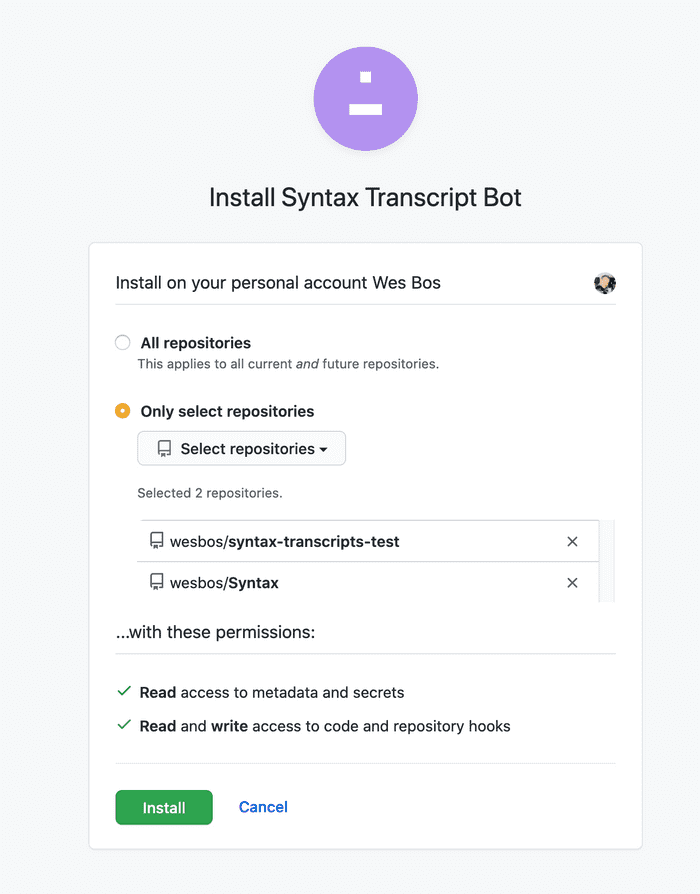 How to create a Github read-only API token - Preslav Mihaylov