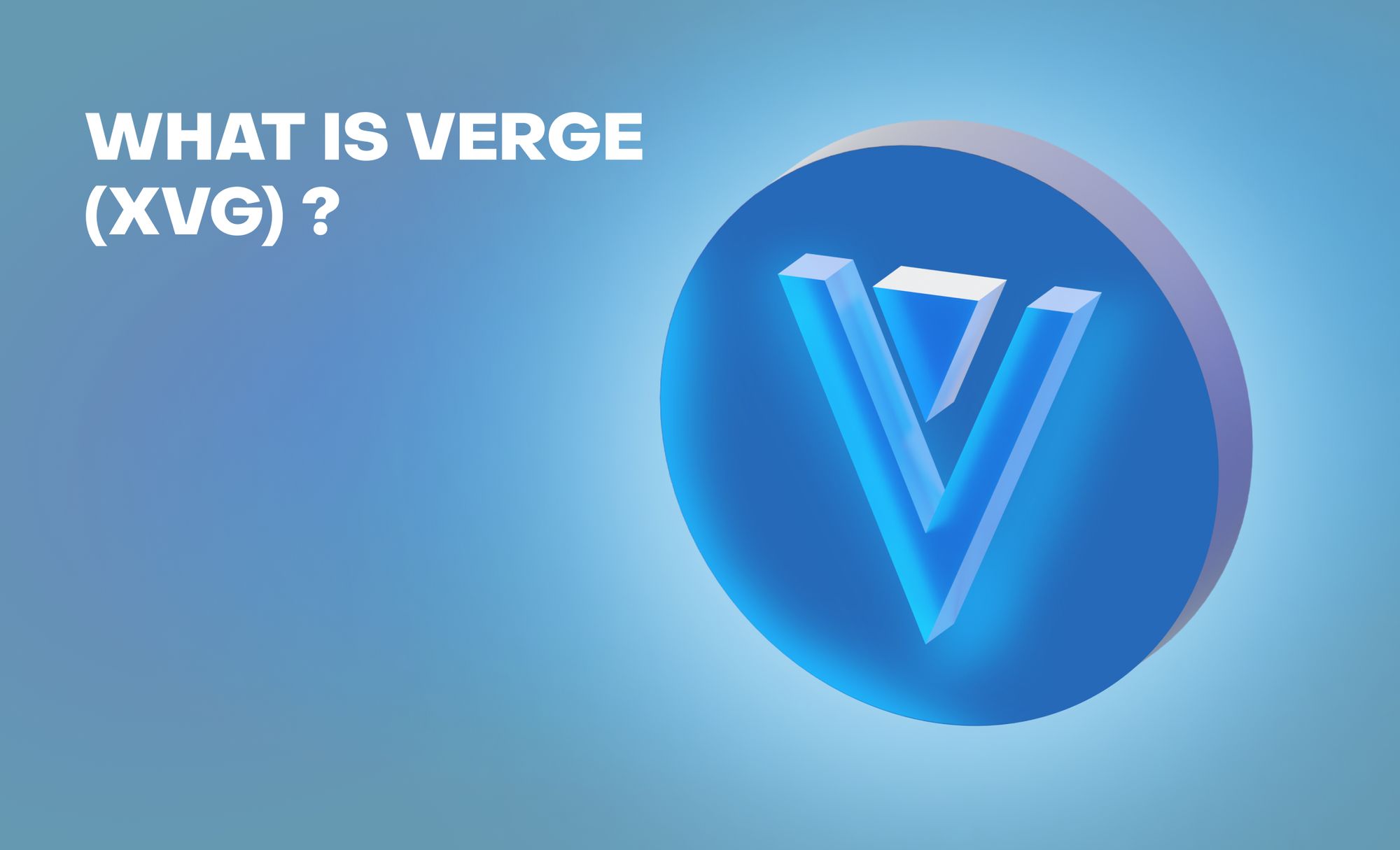 XVG Coin: what is Verge? Crypto token analysis and Overview | 1001fish.ru