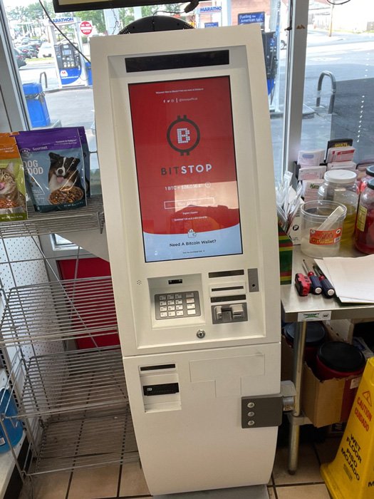 Bitcoin ATM machine in Brooklyn at Quick Bus Deli & Grocery - Genesis Coin |