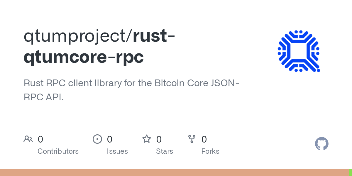 GitHub - rust-bitcoin/rust-bitcoin: Rust Bitcoin library