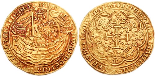 gold noble of Henry V was found at Codnor Castle in Derbyshire | Coins, Money, Gold