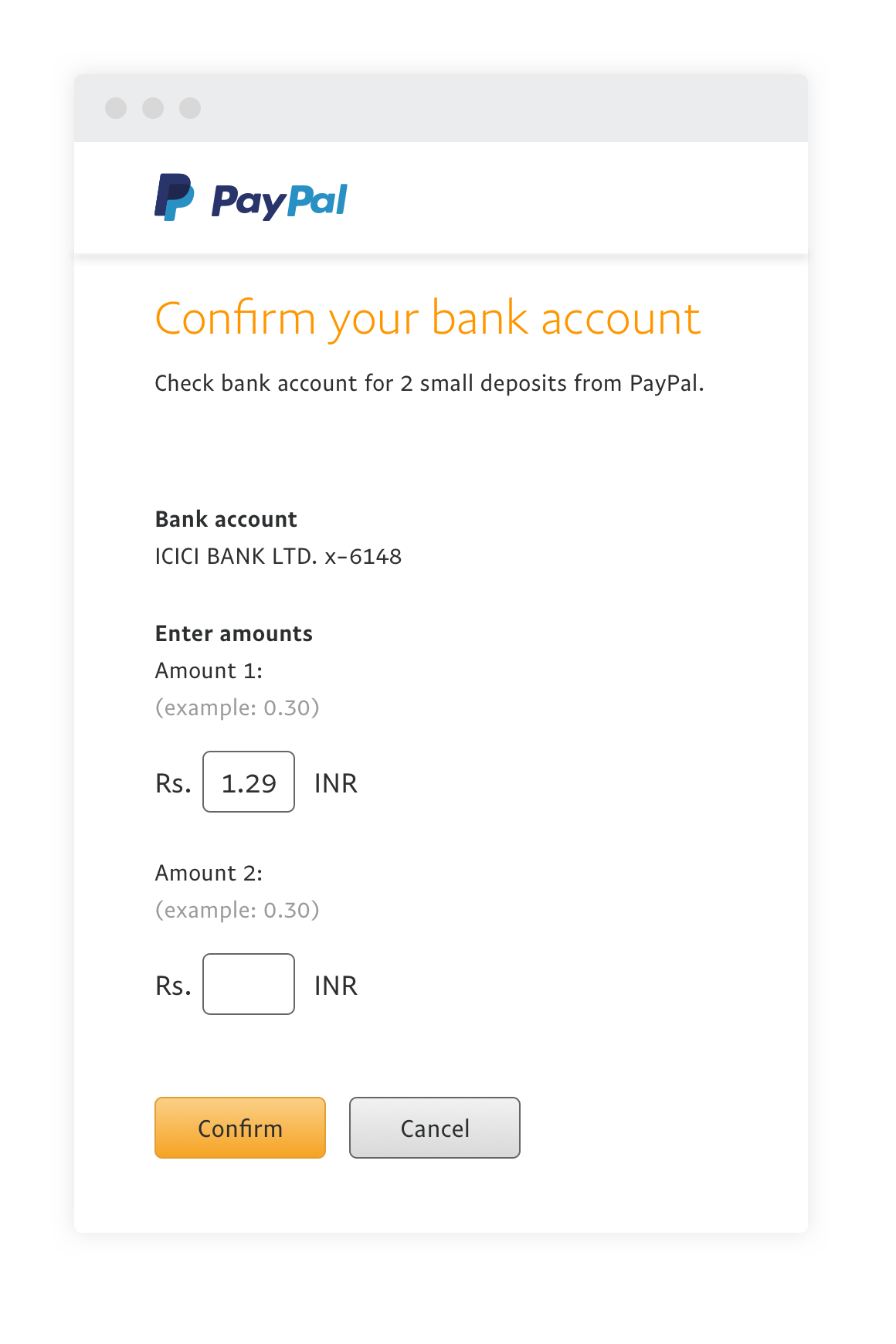 Why can't I link a bank account to my PayPal account? | PayPal IN