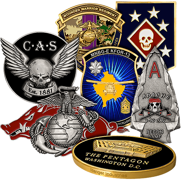 Military Challenge Coins | Various Branches & Tours | USAMM | Navy