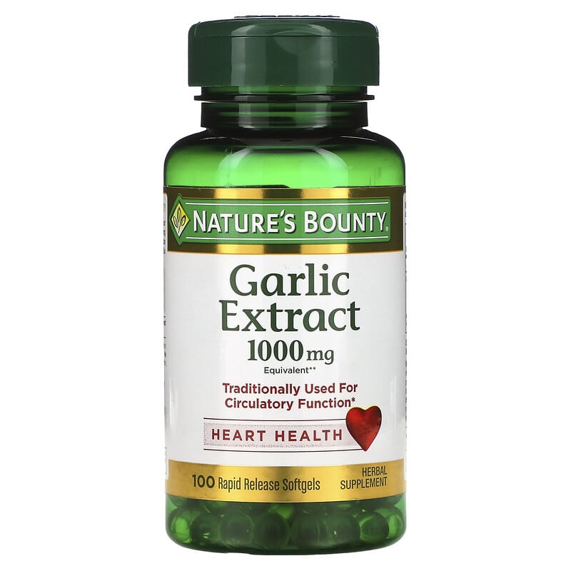 Natures Bounty Garlic, Odorless, mg, Rapid Release Liquid Softgels, softgels | Rite Aid