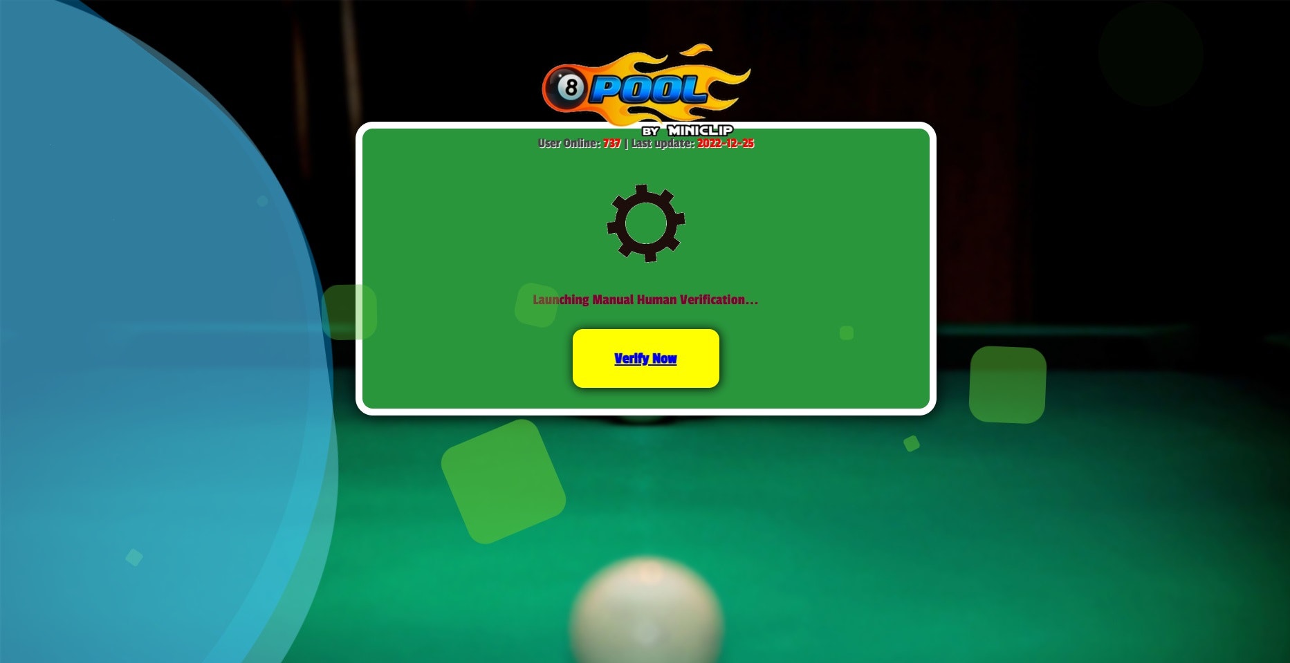 8 Ball Pool Cash Working Generator No Human Verification (refreshed version) - DesignX Wiki