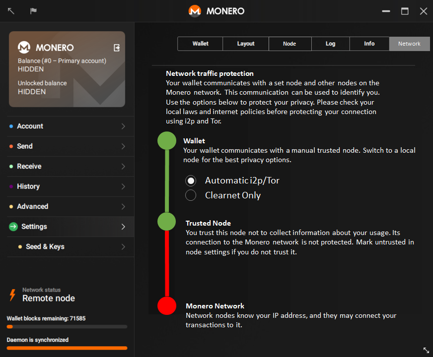 Connecting your local wallet to your own daemon over Tor | Monero - secure, private, untraceable