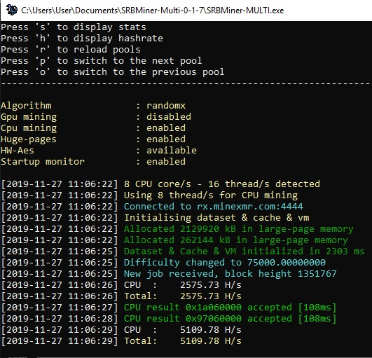 BanRX: How to CPU-mine Banano