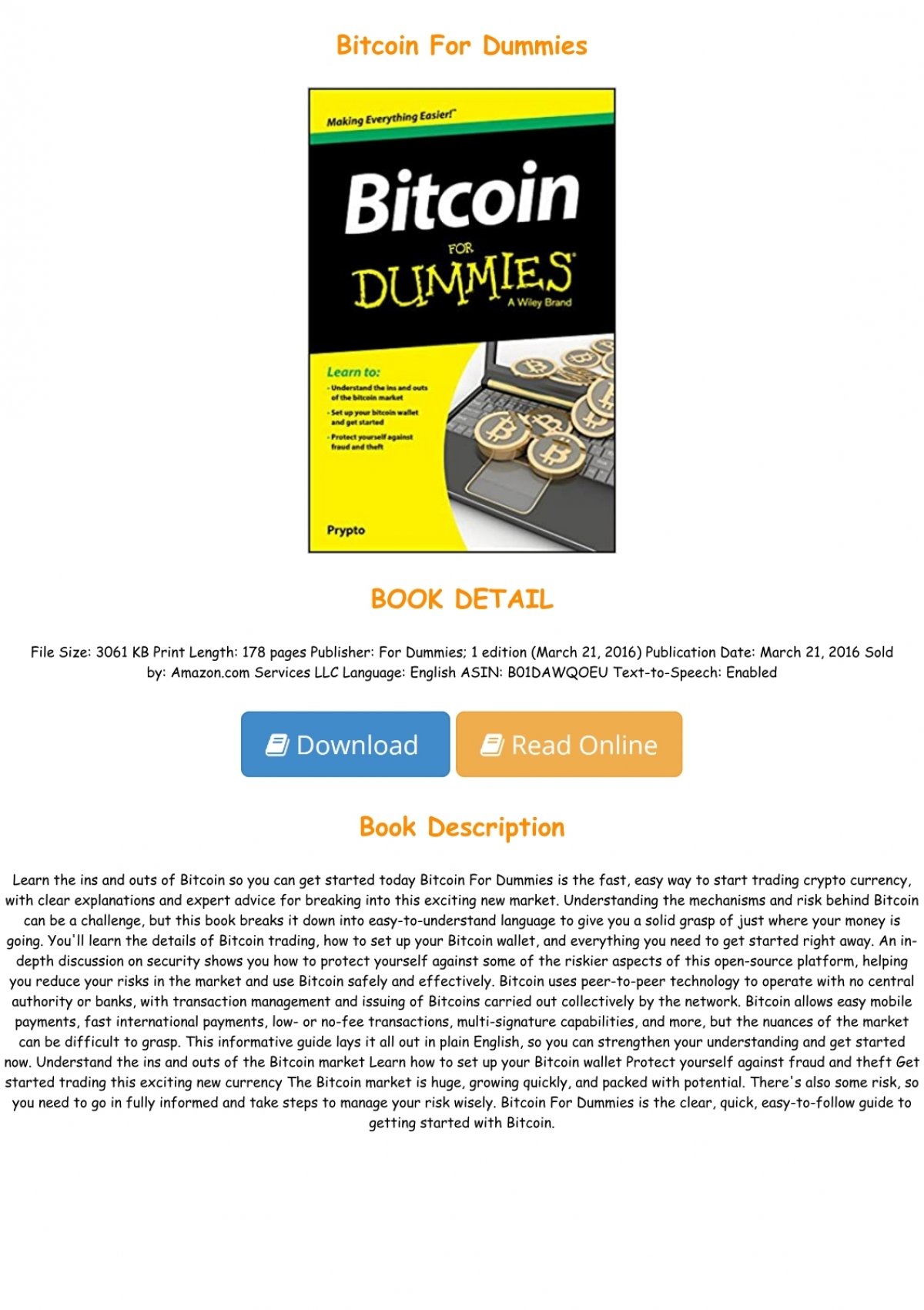 Bitcoin For Beginners PDF (Free Download) - Trading Heroes