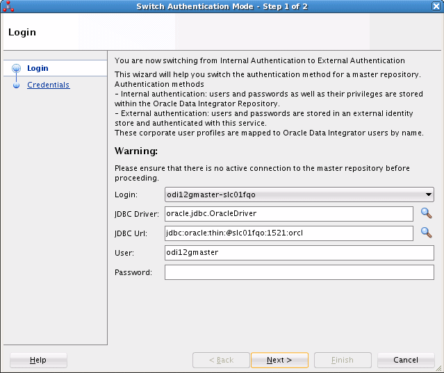 how to recover the wallet password if we forget in ODI12c ODI ? – ODI