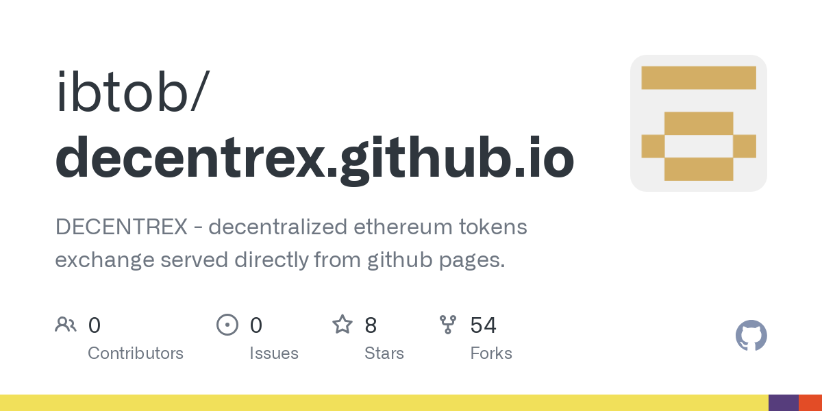 cryptocurrency-exchanges · GitHub Topics · GitHub