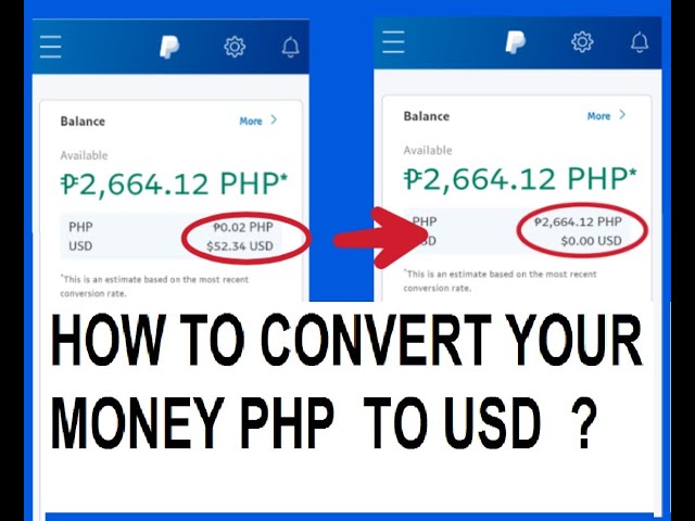 , PHP to USD Converter - PHP / USD Exchange Rate