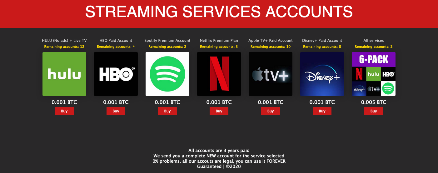 Buy Netflix lifetime account with 1 month (HD/Uhd for $