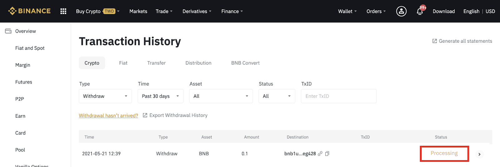 How to Withdraw Money From Binance - Zengo