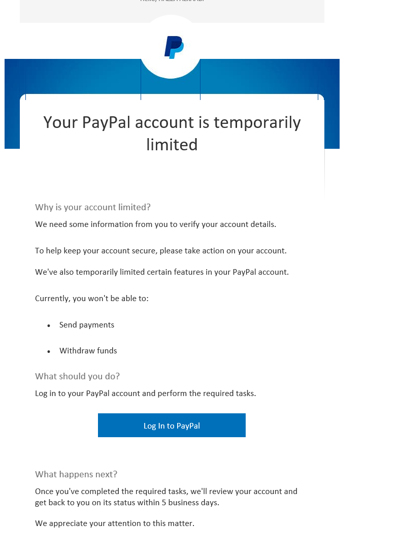 Withdraw Money From A Permanently Limited PayPal Account