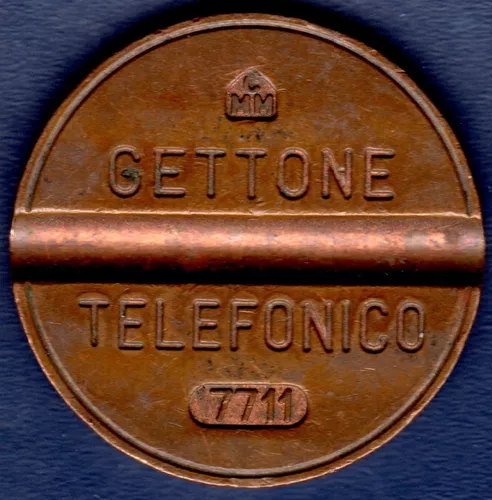 ITALY BRASS Telephone Token - Gettone Telefonico £ - PicClick UK