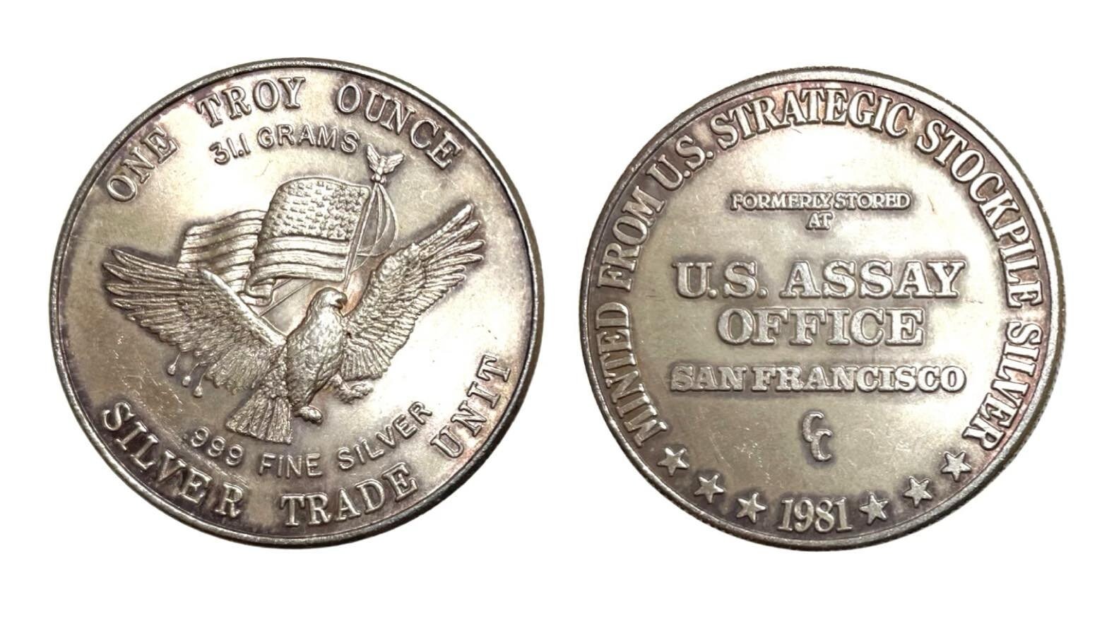 Commems Collection Bullion: US Assay Office Silver Trade Unit Rounds - Coin Community Forum