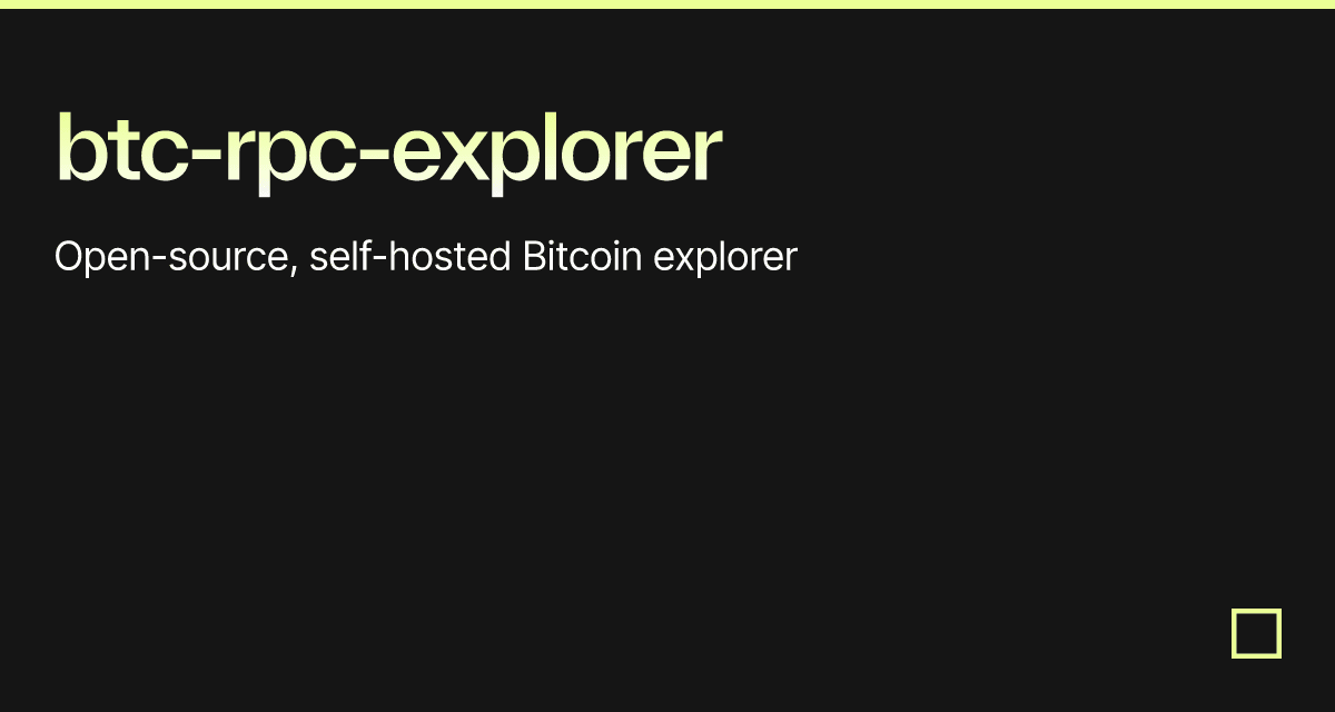 Top 16 blockchain-explorer Open-Source Projects (Jul )