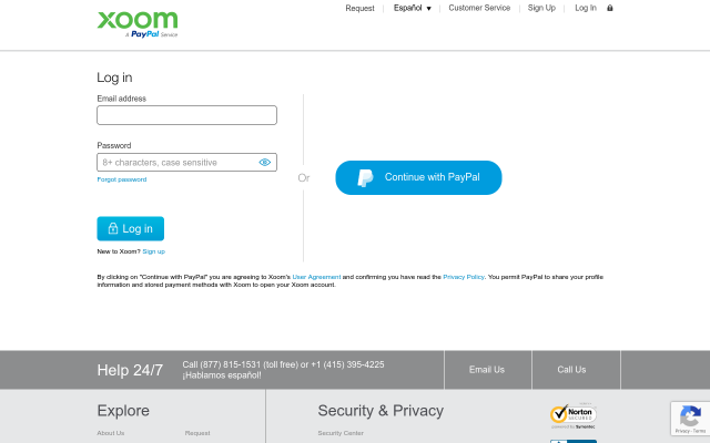 Xoom New Customer offers $25 Sign-up Bonus Overseas Money Transfer