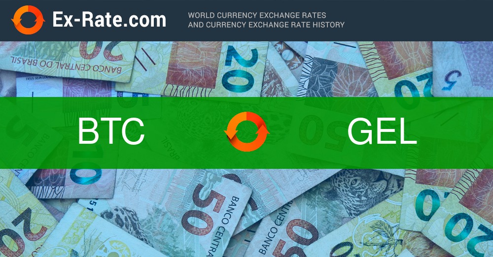 Bitcoin georgian lari exchange rate history (BTC GEL)