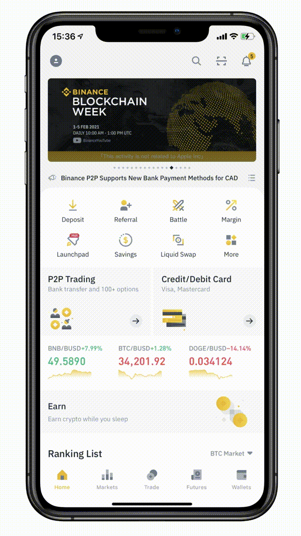 How to Withdraw to a Bank Account from Binance