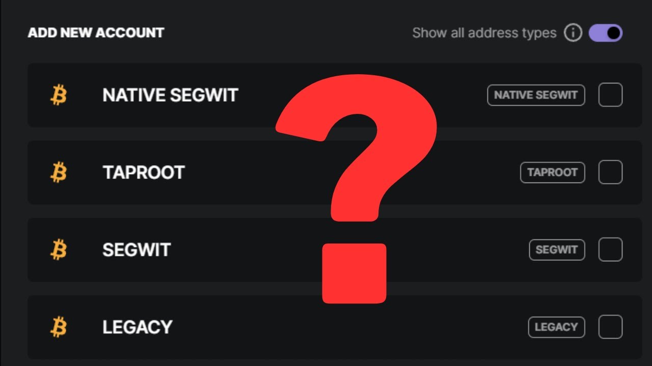 Difference Between SegWit vs Native SegWit