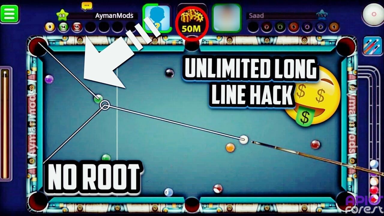 Download 8 Ball Pool (MOD, Long Lines) APK for android