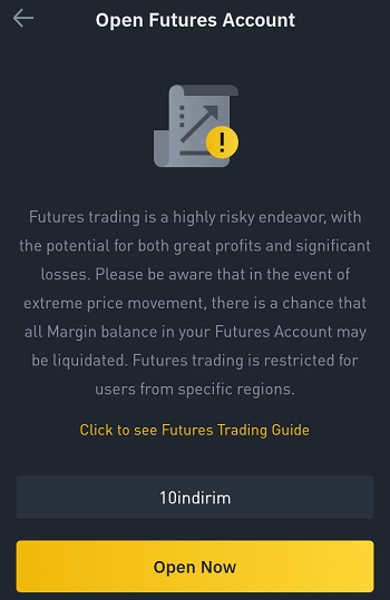 Binance Futures risk and position size calculator