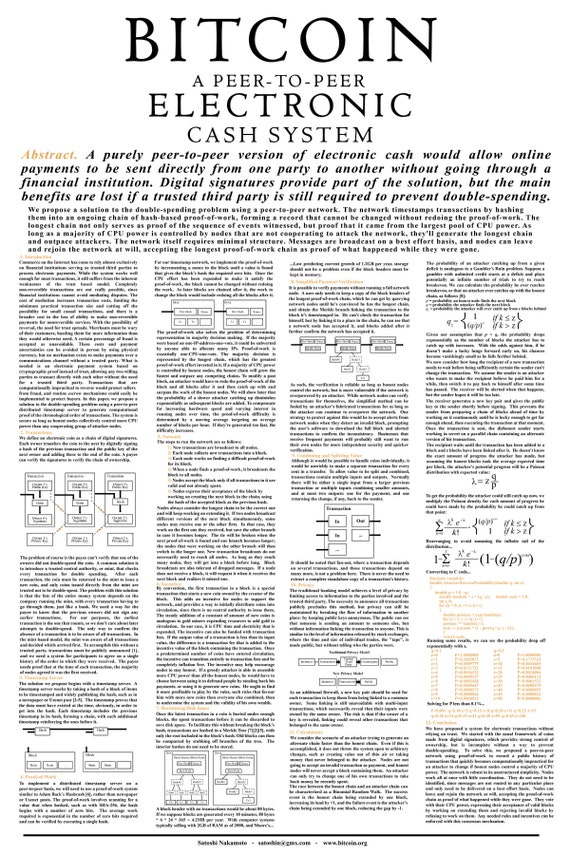 The Bitcoin White Paper Is 15 Years Old. Here's What It Is.