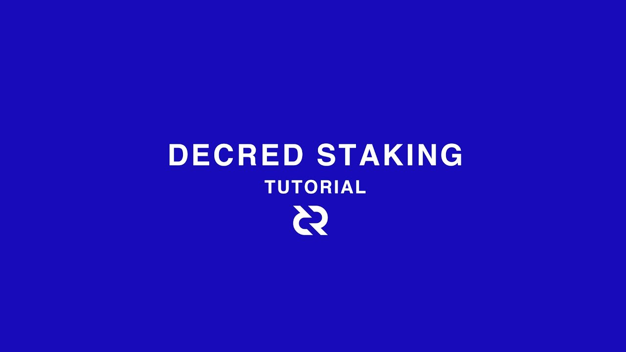 Earn Decred (DCR): Staking & DeFi | Criffy