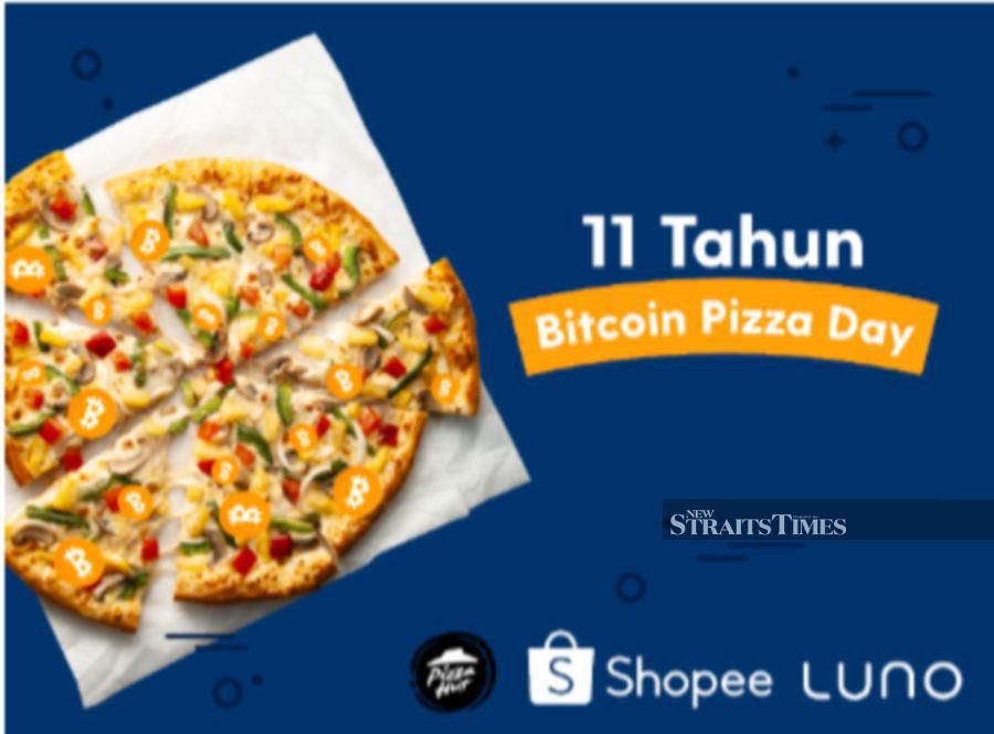 #TECH: Pizza Hut and Shopee join Luno for Bitcoin Pizza Day | New Straits Times