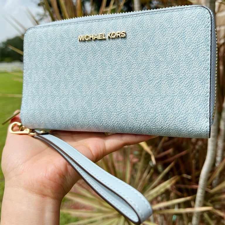 Michael Kors Large Light Blue Continental Wallet - $75 (57% Off Retail) - From Kenadie