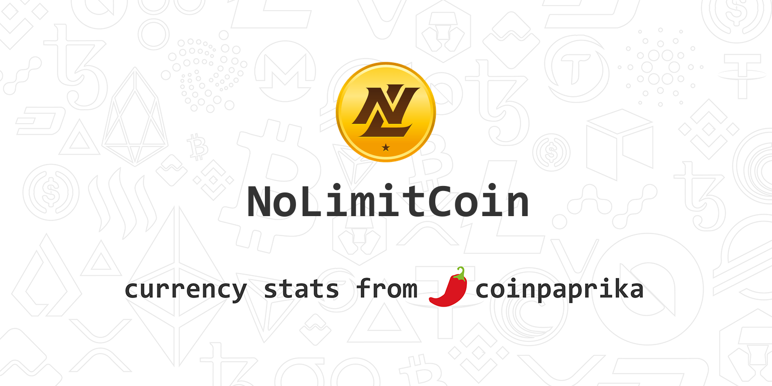 NoLimitCoin price today, NLC to USD live price, marketcap and chart | CoinMarketCap