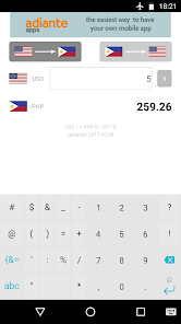 Convert PHP to USD ( Philippine Peso to United States Dollar)