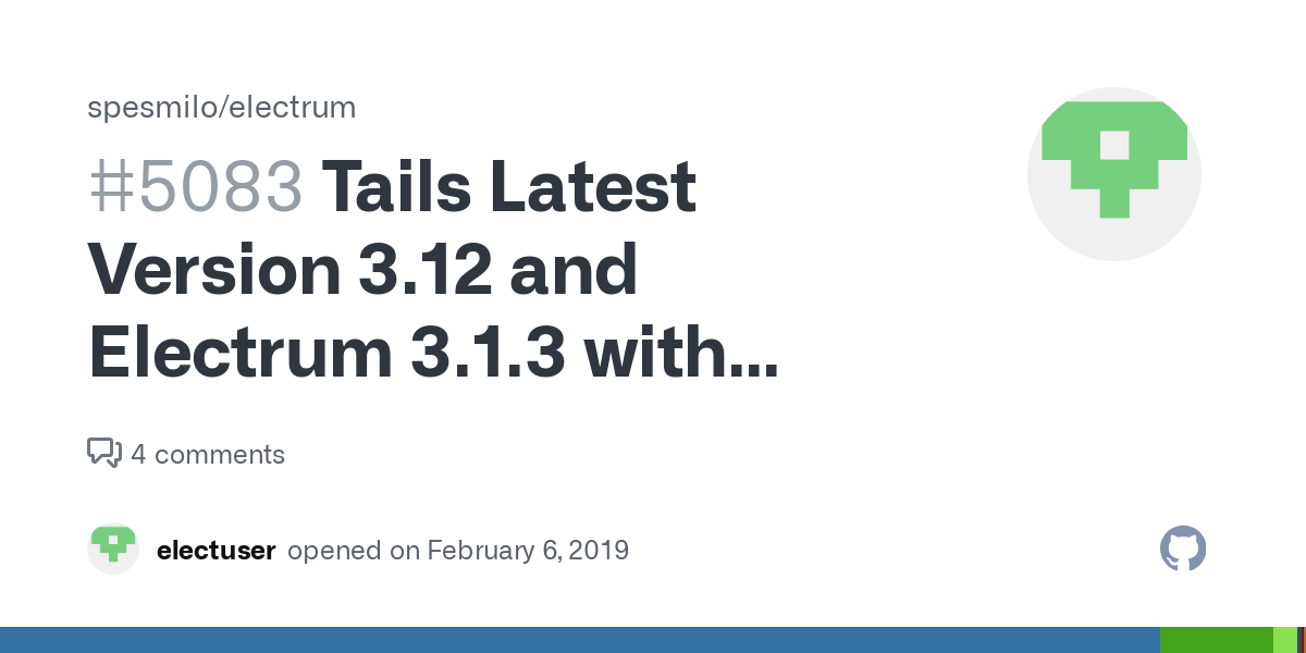 Electrum cannot open a wallet created by a newer one (#) · Issues · tails / tails · GitLab