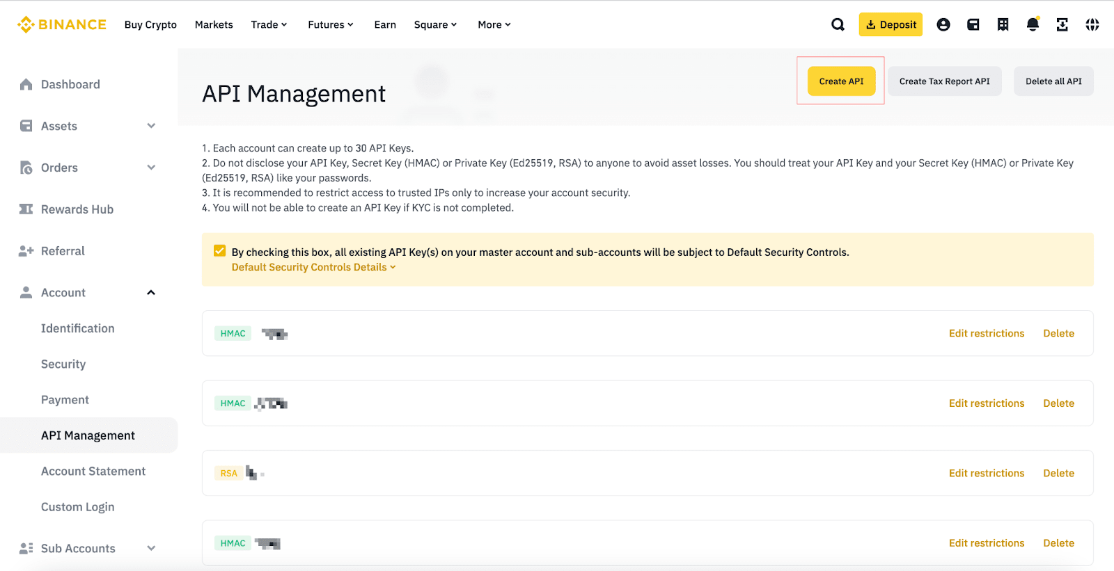 Import Binance API Data to Google Sheets [] | API Connector