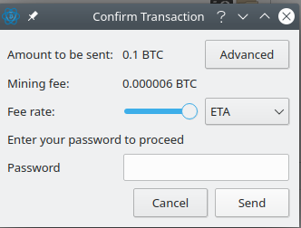 Tails - Exchanging bitcoins using Electrum