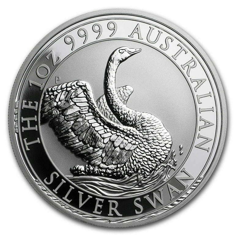 SILVER SWAN 1oz SILVER coin. The Perth Mint | Đồng xu vàng