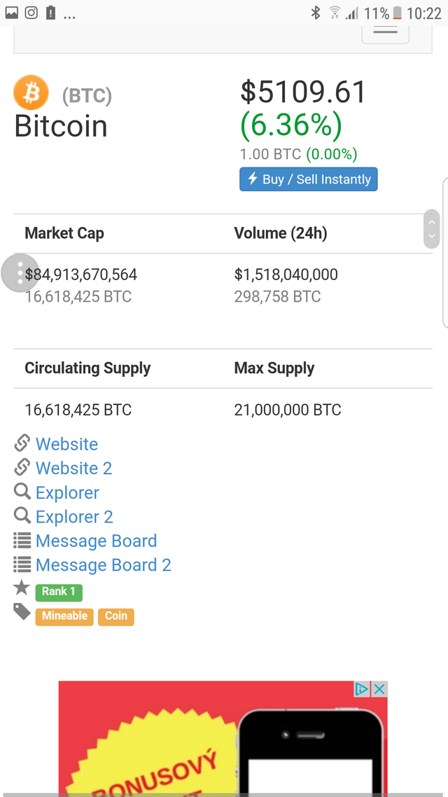 Bitcoin to US Dollar or convert BTC to USD