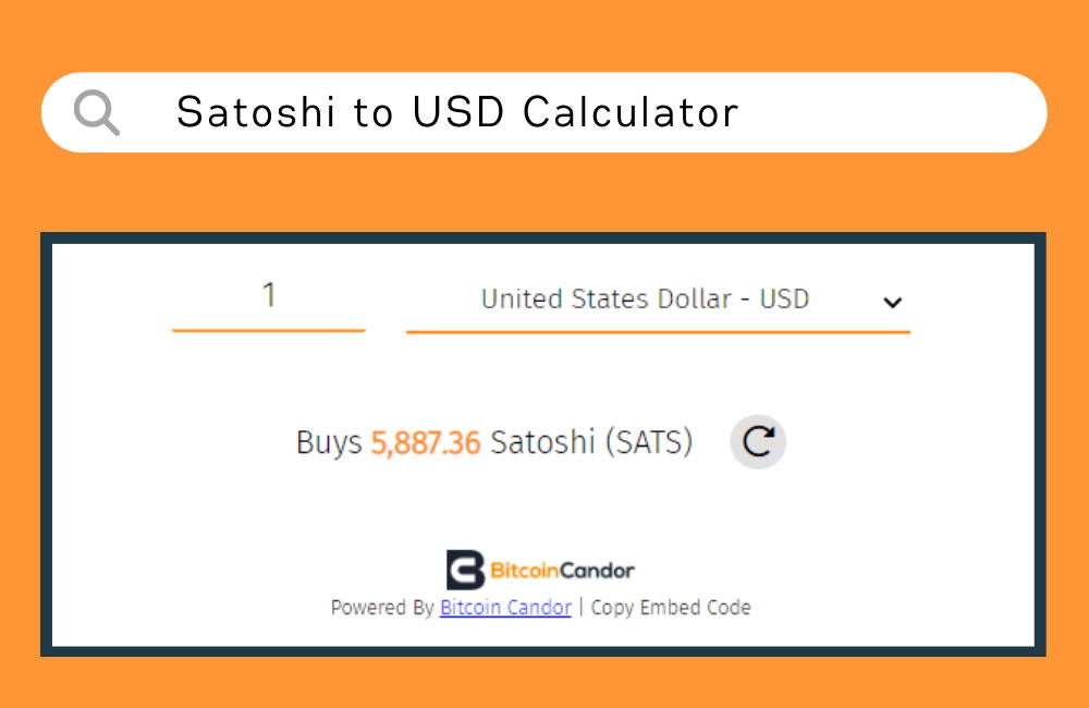 Satoshi to Bitcoin Calculator | Convert SATS to BTC/USD | 1001fish.ru