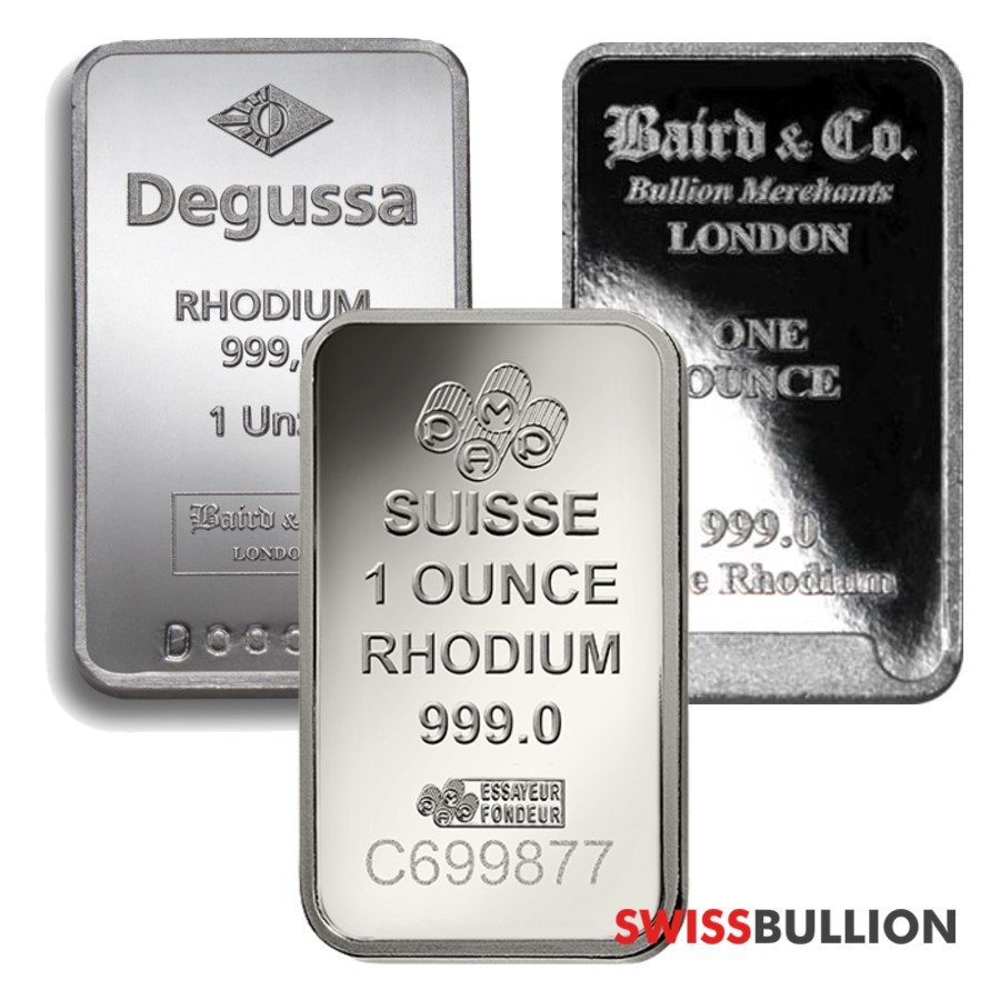 Buy Rhodium Online, Rhodium Bars, Rhodium Coins | Golden Eagle Coins