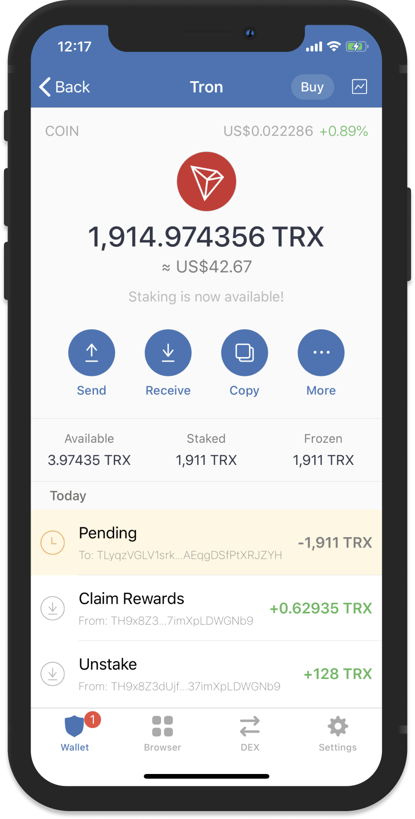 Tron Wallet (TRX) | Secure TRX Wallet | Trust Wallet | Trust