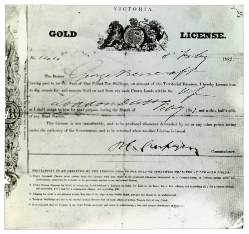 The Gold Licence- 'Gold Rush: 20 Objects, 20 Stories'