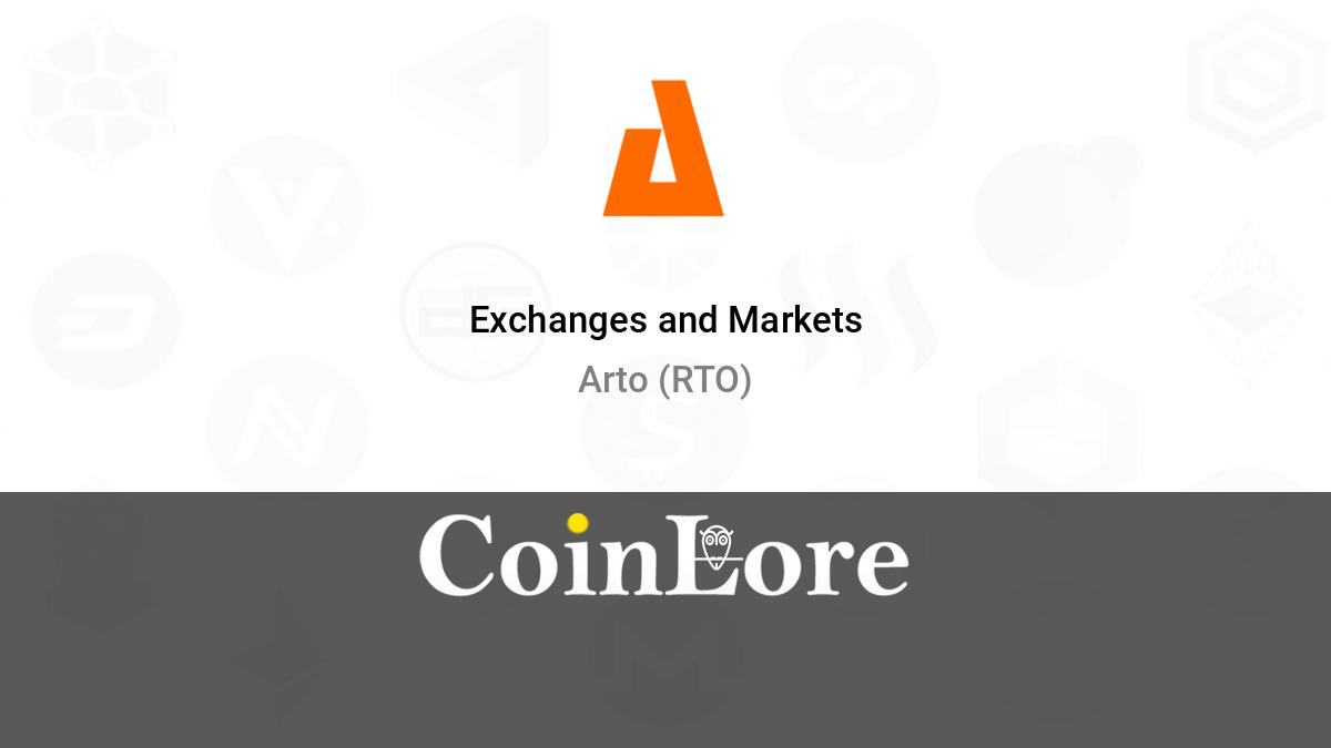 Arto Price Today - RTO to Euro Live - Crypto | Coinranking