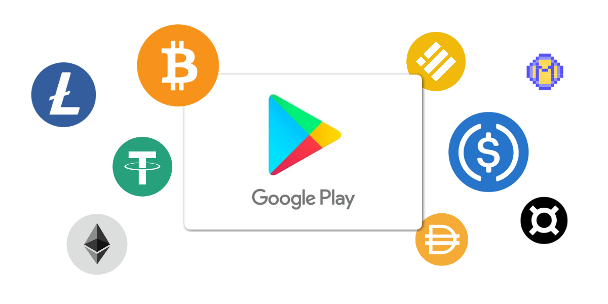 Buy Bitcoin, Ethereum with Google Play Gift Card