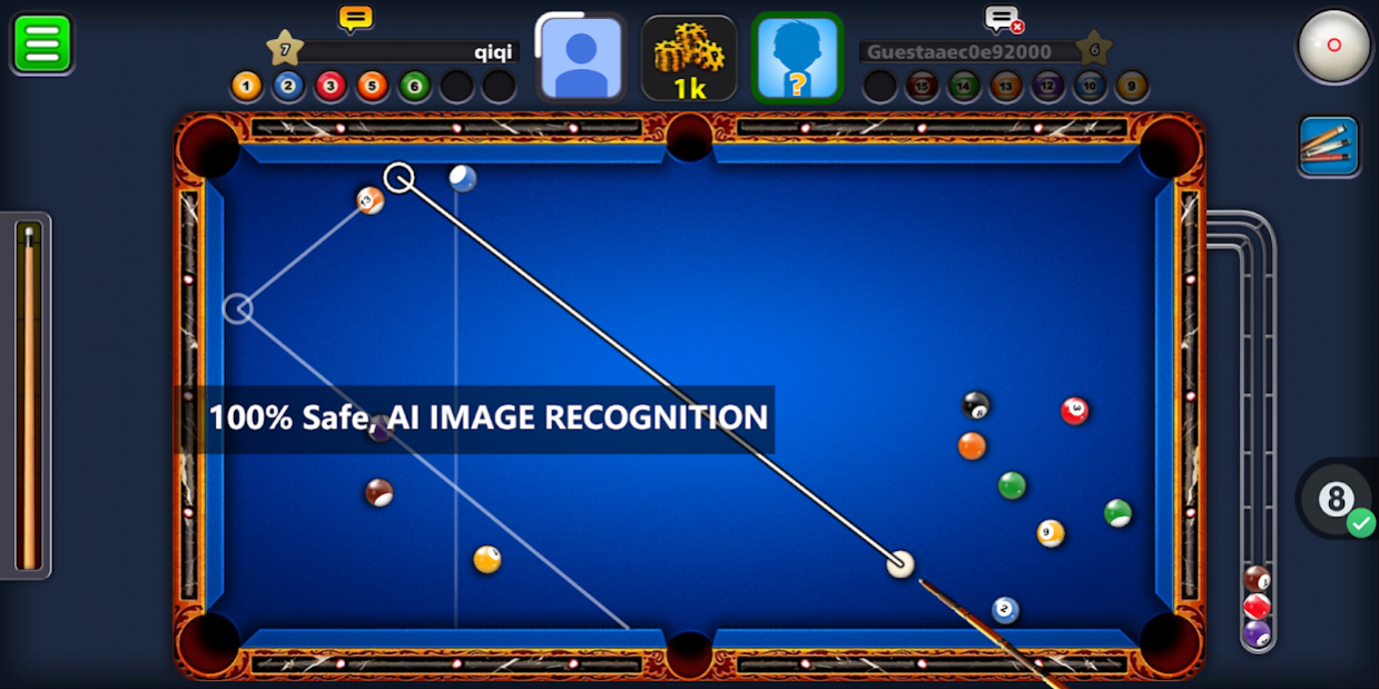 8 Ball Pool MOD APK (Anti Ban/long line) Android