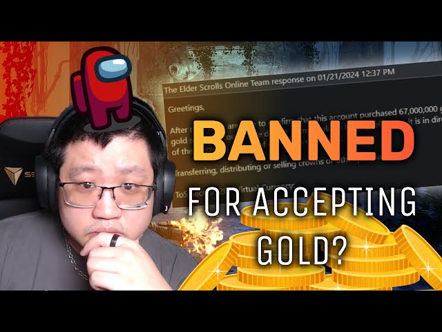 Honest OpinionCould I be banned for buying gold?