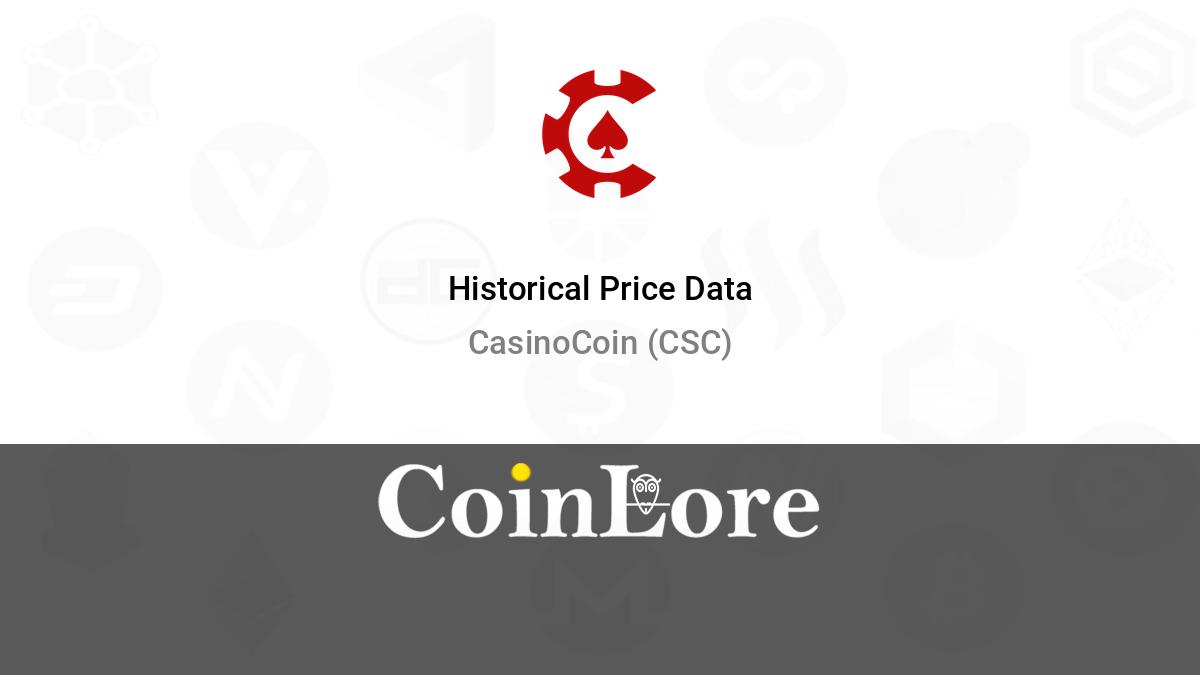 Casino Coin price now, Live CSN price, marketcap, chart, and info | CoinCarp