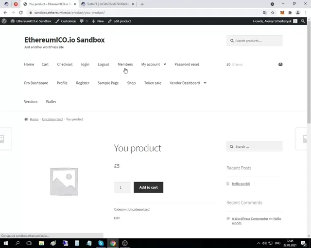 Ether and ERC20 tokens WooCommerce Payment Gateway – Extension WordPress | 1001fish.ru Français